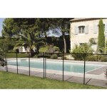 Barrire de protection piscine - aqualux - module complet 10 m - cloture souple - conforme nf p 90 - ...