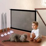Barrière de sécurité pour bébés et chiens - marque - modèle - noir - mixte - plastique Barrière de sécurité pour bébés et chiens - marque - modèle - noir - mixte - plastique