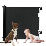 Barriere de securite bebe extensible pour b�b�s enfant et chiens 0 - 150 cm de largenoir