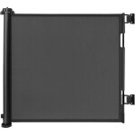 Barri�re s�curit� r�tractable escalier b�b�s enfant chiens 0 - 150 large barriere securite enroulable ...