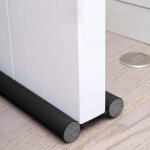 Bas de porte isolant - boudin - 96cm - noir - anti - bruit - tanche