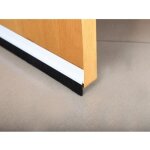 Bas de porte isolant adhésif en pvc blanc isolation avec brosse - l. 1 m x Ép. 25 mm Bas de porte isolant adhésif en pvc blanc isolation avec brosse - l. 1 m x Ép. 25 mm