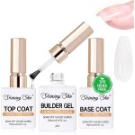 Base coat top coat gel uv & clear builder vernis semi permanent set sans tpo sans hema vernis � ongles ...