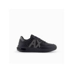 Basket armani exchange homme signature noir synth�tique