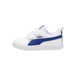 Basket basse � scratches puma courtflex v3 v ps - blanc - clyde - royal