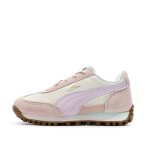 Baskets beige / rose fille puma easy rider kids ps