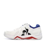 Baskets blanches / bleu / rouges homme le coq sportif gasquet