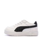 Baskets blanche / noir fille puma ca pro jewel
