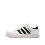 Baskets blanches / noires homme adidas breaknet