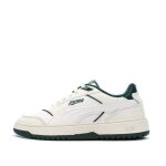 Baskets blanches / vertes fonc�s homme puma doublecourt03