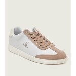 Baskets calvin klein homme blanc / beige - lacets