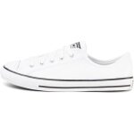 Basket converse - chuck taylor all star dainty low top - homme - blanc - cuir - lacets Basket converse - chuck taylor all star dainty low top - homme - blanc - cuir - lacets