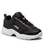 Baskets enfant fila strada low - noir / blanc - taille 37 - lacets