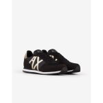 Basket femme armani exchange classique contrast - noir / or - 40