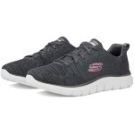 Basket femme - skechers - track daytime dreamer - tricot - mousse  mmoire de forme - lacets
