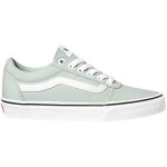 Basket femme - vans - ward - canvas pale aqua - lacets - plat Basket femme - vans - ward - canvas pale aqua - lacets - plat