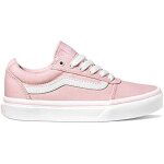 Basket fille - vans - ward - canvas chalk pink - lacets - semelle intrieure amortissante