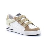 Basket garen - semerdjian - blanc - homme - cuir - lacets - plat