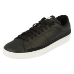 Baskets homme nike blazer low en cuir noir  lacets