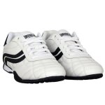 Baskets lonsdale blanches et noires en cuir pour homme