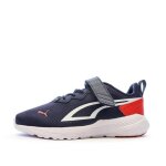 Baskets marine / rouge gar�on puma all - day active