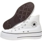 Baskets montantes - converse - chuck taylor all star lift hight - blanches
