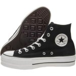 Baskets montantes - converse - chuck taylor all star lift - noires - semelle plateforme - style intemporel ...
