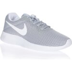 Baskets nike tanjun gris et blanc femme - lacets - textile - confort optimal - l�g�ret�