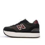 Baskets noires / prunes femme new balance 515