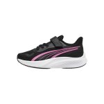 Basket � scratches puma pounce lite ac ps - noir - rose - blanc