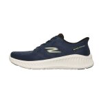 Basket � lacets skechers go walk now payton - marine - blanc