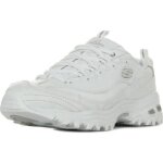 Baskets - skechers - d'lites fresh start - cuir - lacets - confortable