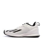 Baskets de sport blanches / noir homme adidas courtflash speed