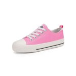 Baskets en toile enfants chaussures de salle de sport tennis ecole � lacets semelle antid�rapante rose ...