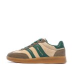 Baskets vert fonc� / beige femme teddy smith 120235