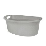 Bassine avec poignes - 40l - couleur : gris clair - marque : branq]