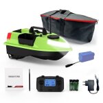 Bateau app�t t�l�command� avec gps et �clairage - garosa - led 7 couleurs - port�e 500m batterie 12000mah ...