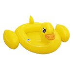 Bateau gonflable - bestway - canard jaune - 111x98x51 cm - pvc - a partir de 3 ans
