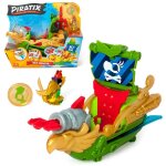 Bateau pirate jouet - piratix adventure world - sky hunter - 13. 1 cm - multicolore - activation des ...