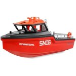 Bateau radiocommand - amewi - modle 320 mm - rouge / noir - systme brushless - prt  lemploi
