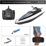 Bateau t�l�command� 2. 4g � grande vitesse bateau miniature �lectrique �tanche rechargeable rc jouet ...