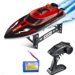 Bateau t�l�command� - zgeer - rouge - batteries rechargeables - ext�rieur - enfant