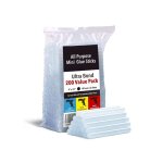 B�tons de colle - artellius - lot de 200 - 7mm x 10cm - haute temp�rature - transparent