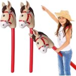 Bâtons gonflables de cheval - marque - modèle - 37 pouces - pvc de haute qualité - marron Bâtons gonflables de cheval - marque - modèle - 37 pouces - pvc de haute qualité - marron