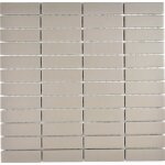 Btonnets mosaque cramique non maille gris clair antidrapant receveur de douche carrelage de sol ...