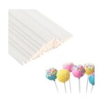 Bâtonnets pop cake - non spécifié - 10 cm - 100 pièces - papier alimentaire - résistants et solides Bâtonnets pop cake - non spécifié - 10 cm - 100 pièces - papier alimentaire - résistants et solides