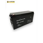 Batterie 12v / 165ah gel deep cycle panel solaire � d�charge lente ( inserts m8 )