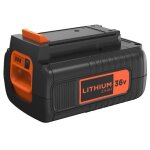 Batterie 36v 25ah - black + decker - bl2536 - xj - b + d power connect - noir orange