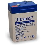Batterie 6v 4. 5ah ultracell anatec secours faible dcharge 4ah73