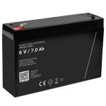 Batterie 6v 7ah pour voiture �lectrique enfant - 151 x 34 x 94 mm - vrooomy - agm sans entretien - haute ...